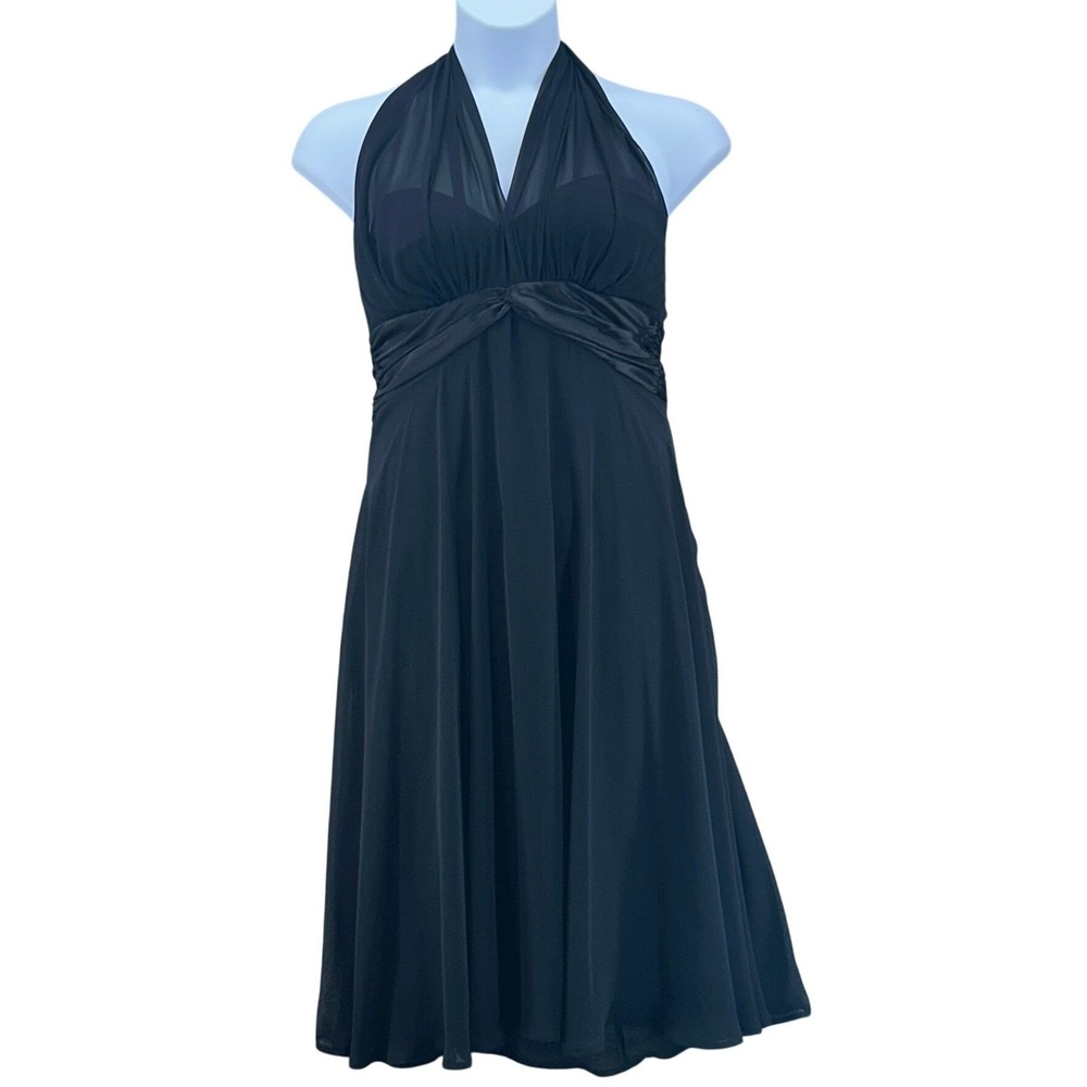 Connected Apparel Midi Dress Black 12